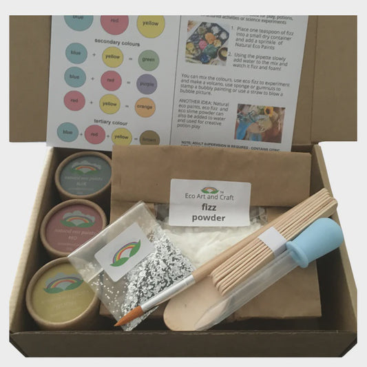 Eco Fizz & Paint Kit: Sensory Play, Potions, Painting and Science Experiments
