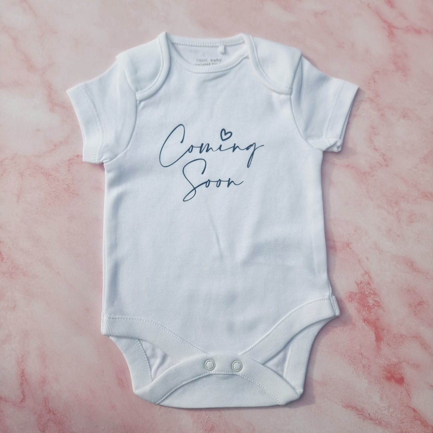 Pregnancy Announcement Onesie - 'Coming Soon'