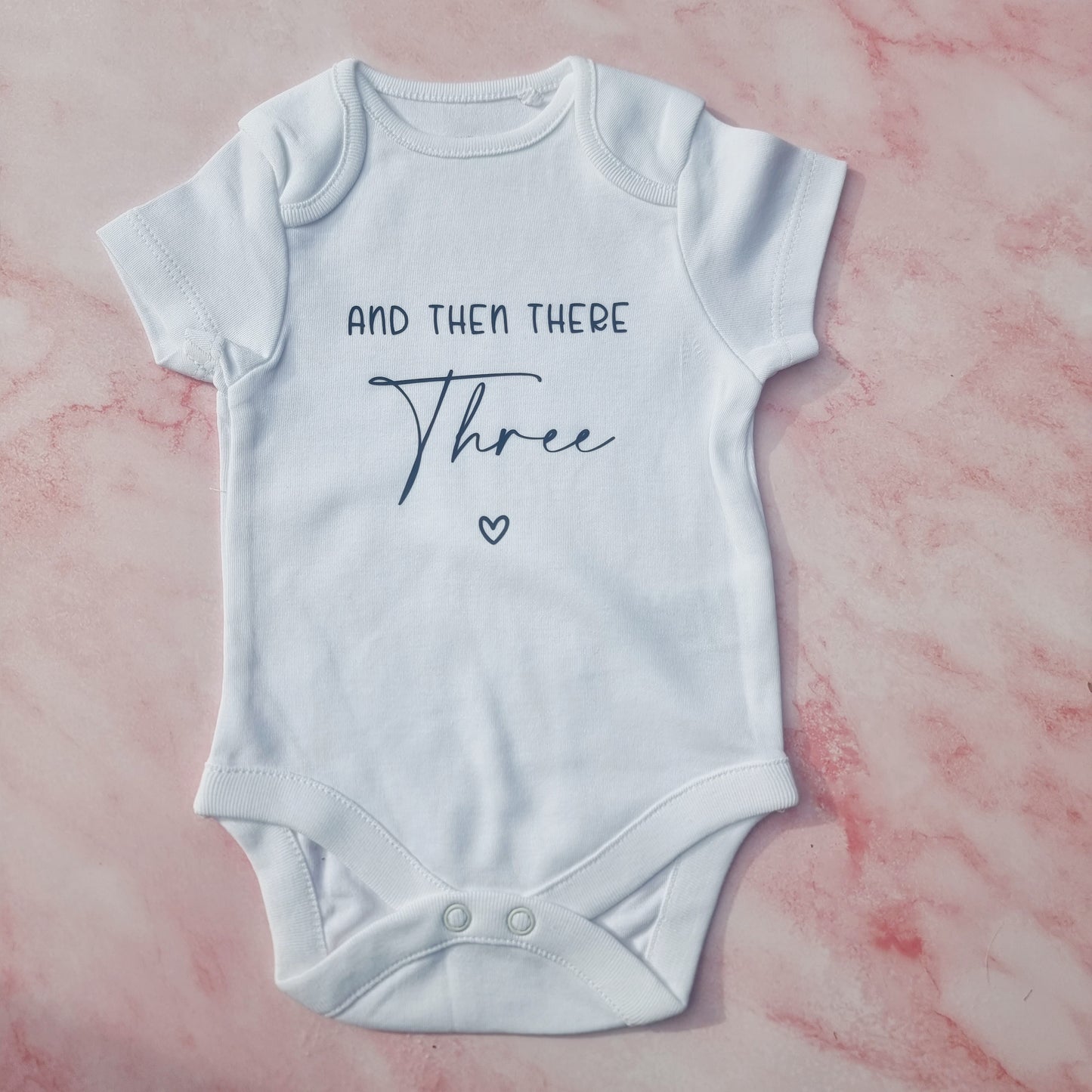 Pregnancy Announcement Onesie - 'And Then There Were Three'