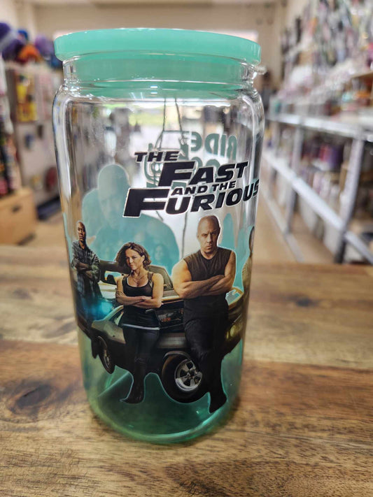 Libbey Glass Cup - The Fast and The Furious, Mint