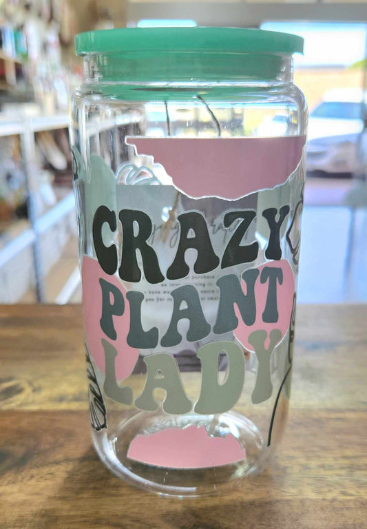 Libbey Glass Cup - Crazy Plant Lady