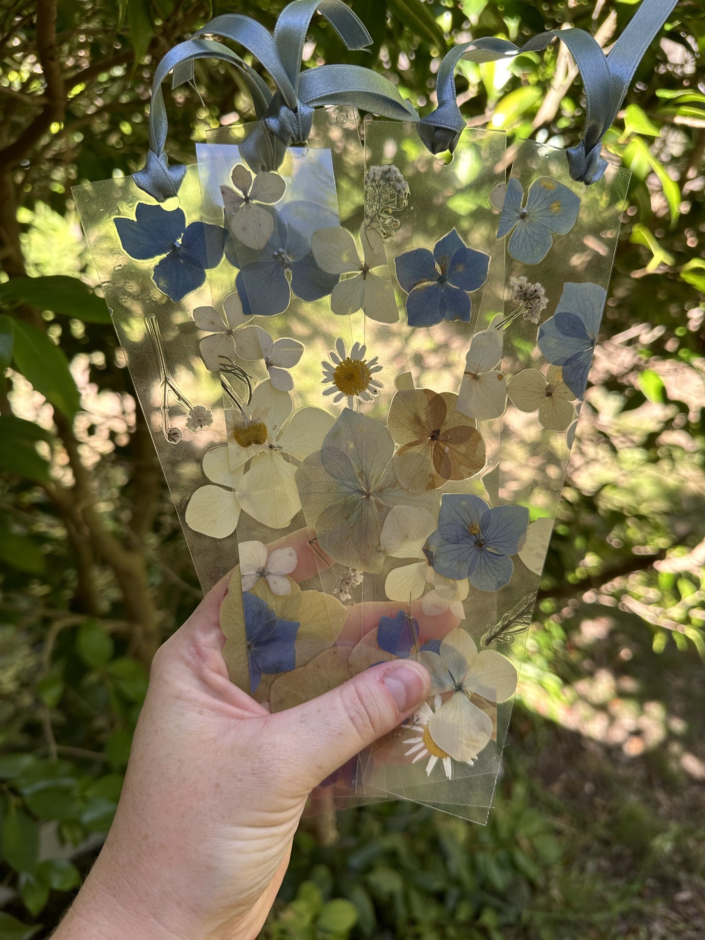Pressed Flower Bookmarks