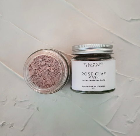 rose clay mask