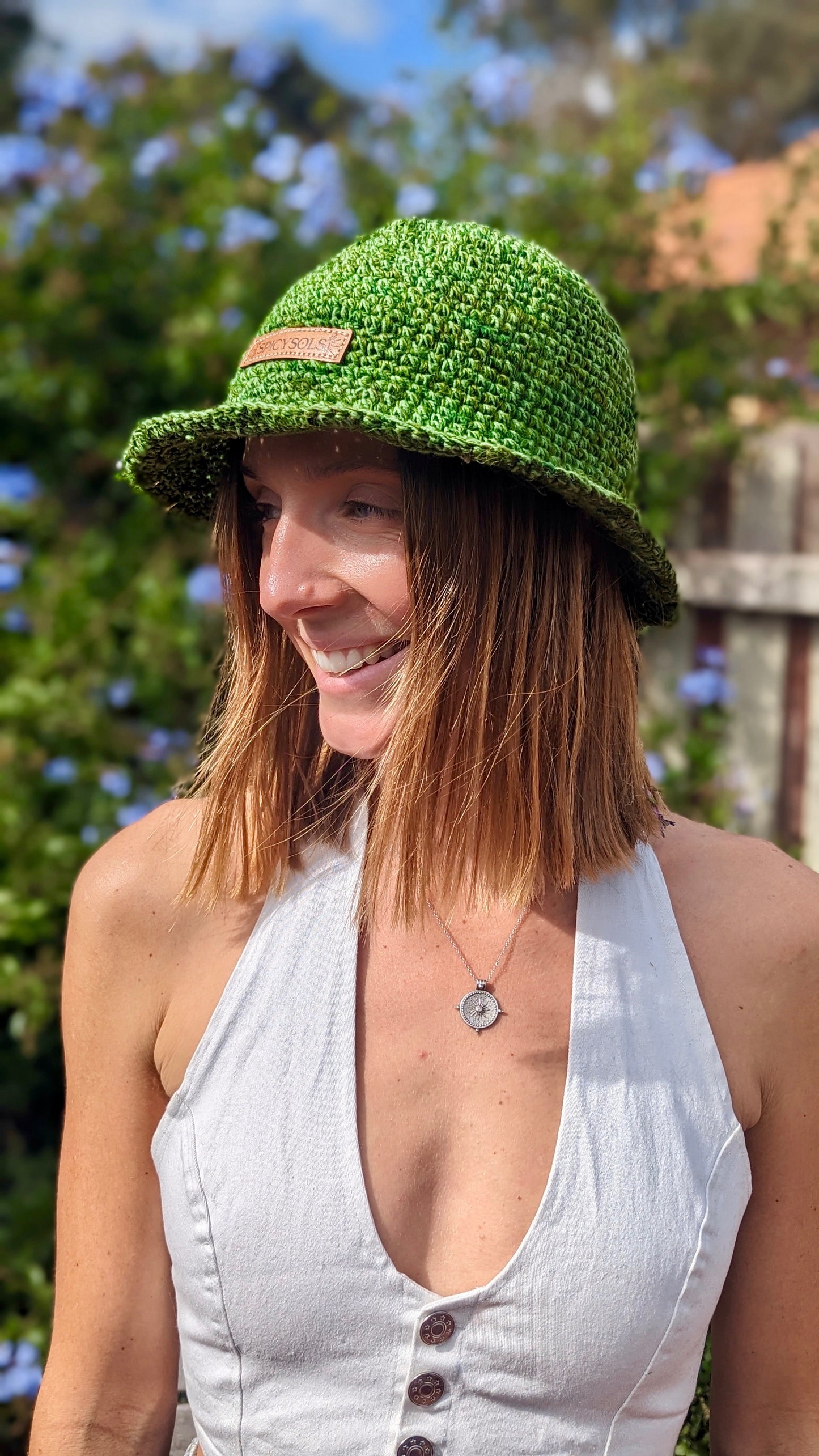 Hemp Bucket Hat - Green