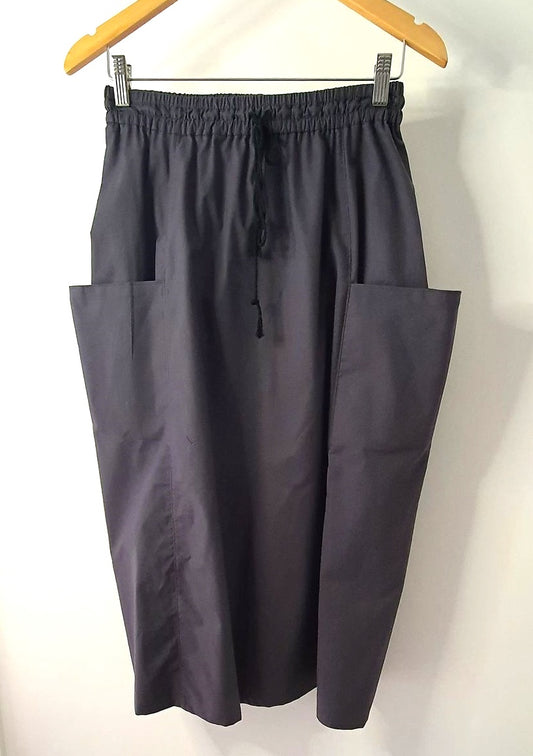 Waratah Skirt - Grey Cotton